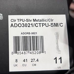 COPY - Clear thigh high boots never worn brand new